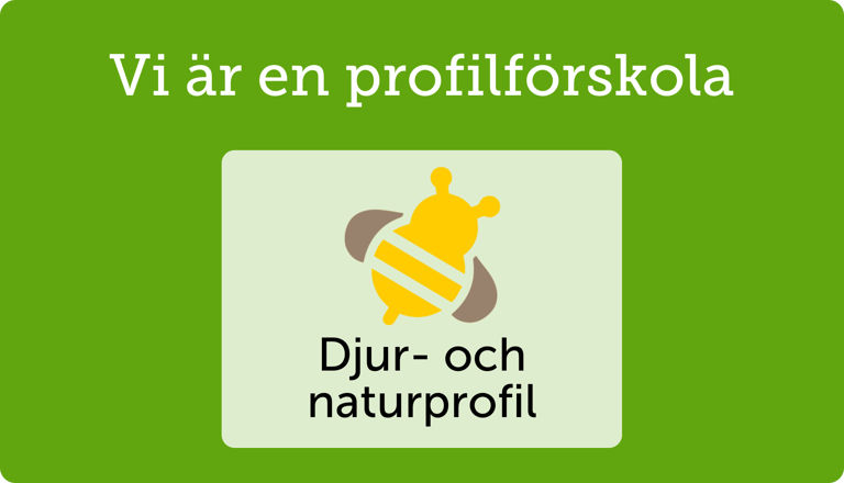 Vi Är En Profilförskola Djur Och Naturprofil